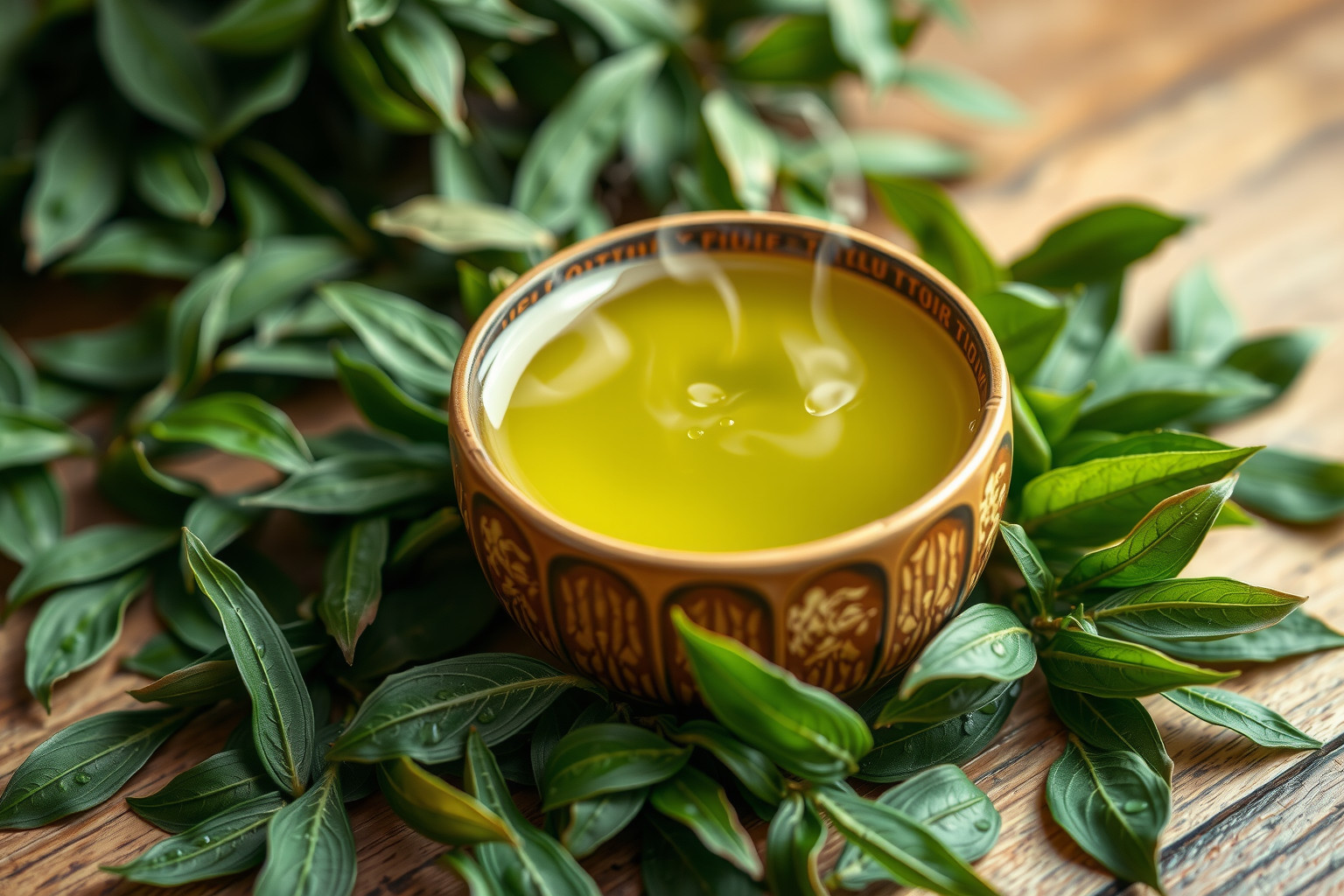 A gunpowder tea gazdag polifenolokban, erős antioxidáns hatású.