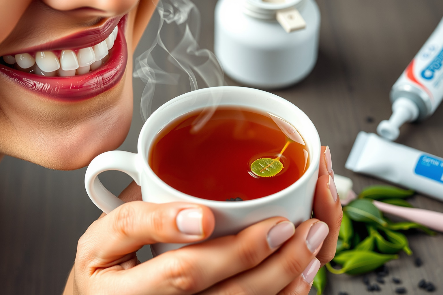 A gunpowder tea antibakteriális hatása segít megelőzni a fogszuvasodást.