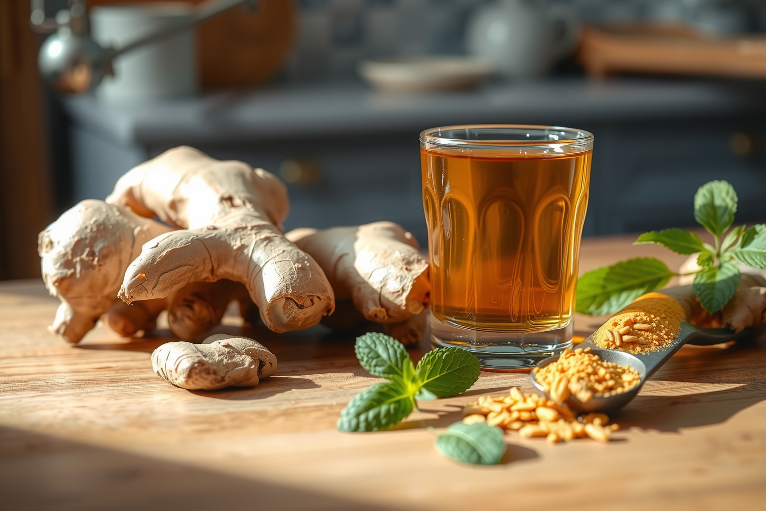 A gyömbér serkenti az emésztést és csökkenti a puffadást.