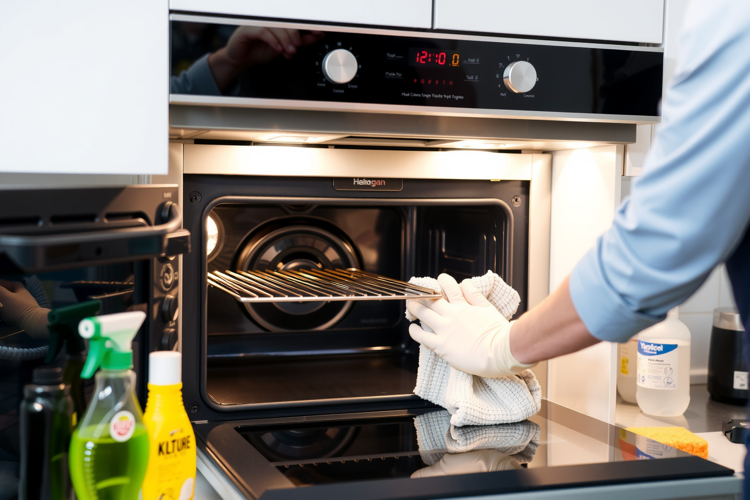 A rendszeres tisztítás meghosszabbítja a halogén sütő élettartamát.