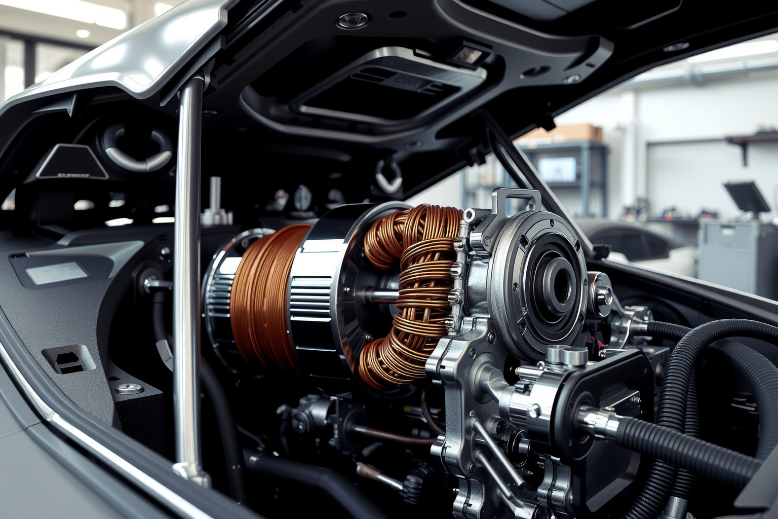 A háromfázisú aszinkron motorok növelik az elektromos járművek hatékonyságát.