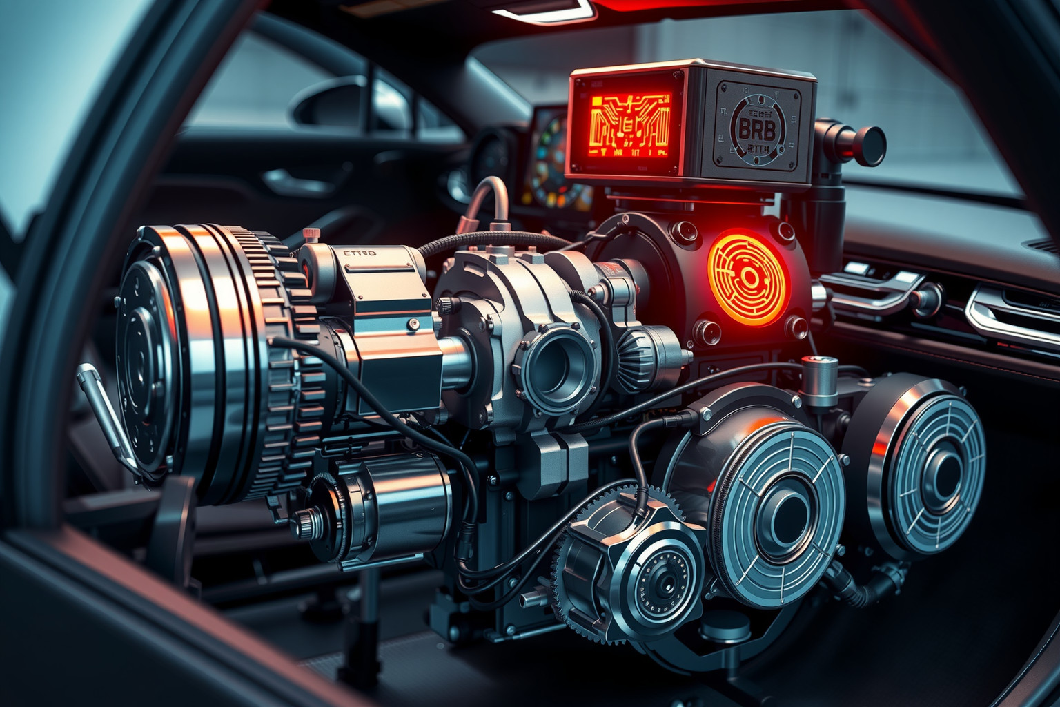 A hibrid hajtásláncok vezérlése optimalizálja az energiahatékonyságot.