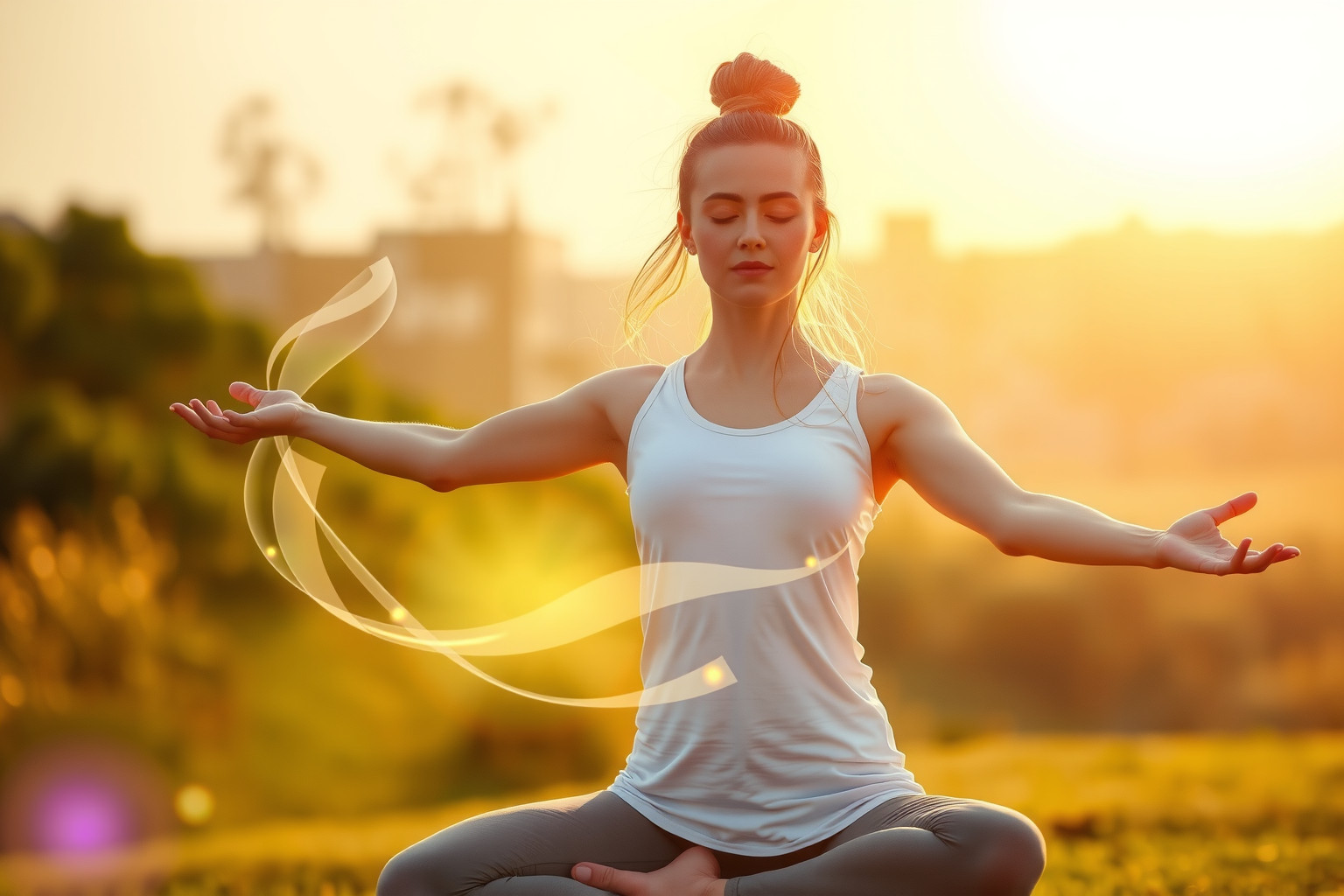 A jóga csökkenti a stresszhormonokat, elősegítve hormonális egyensúlyt.