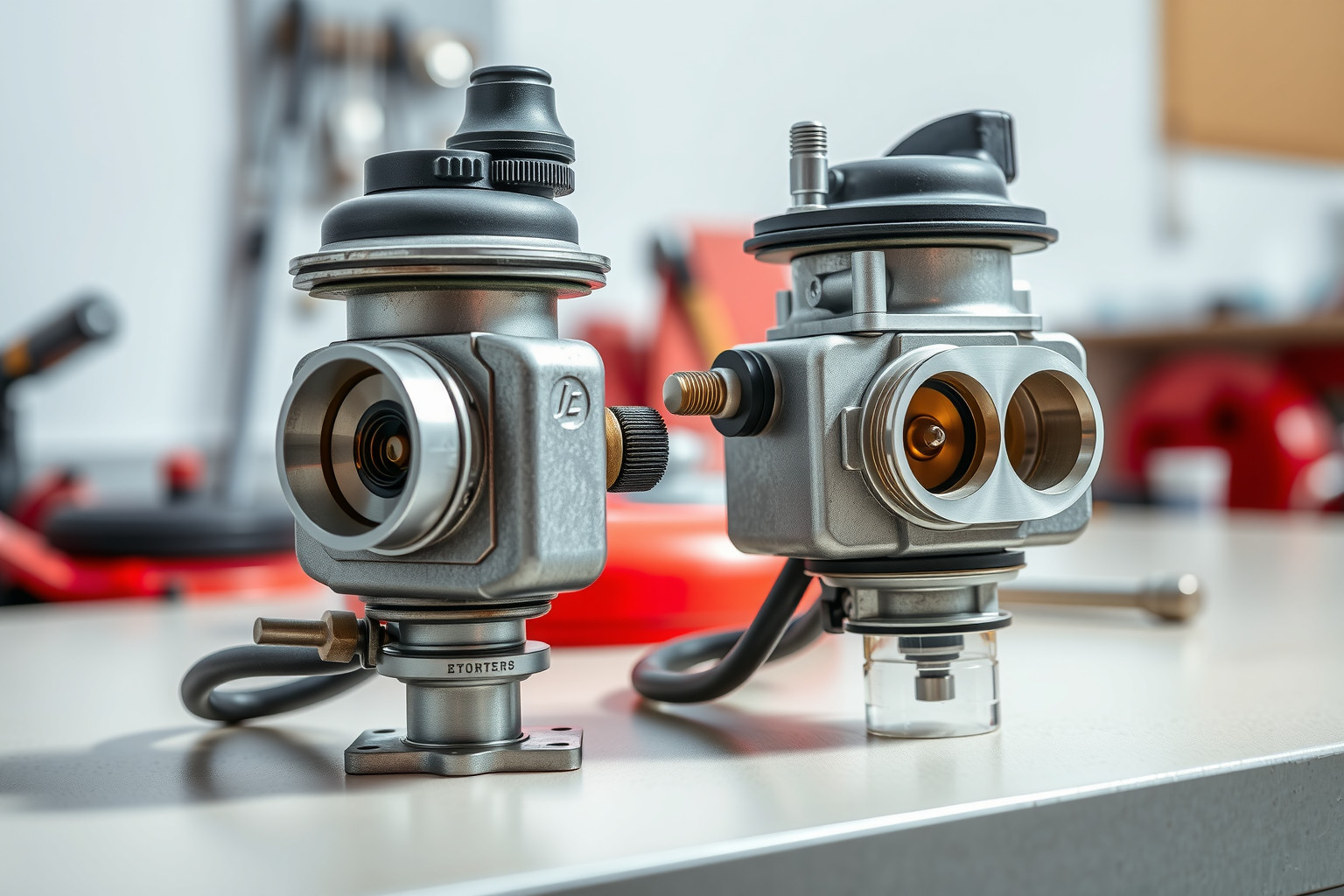 A membrános karburátorok jobb üzemanyag-ellátást biztosítanak dőlésszögben.