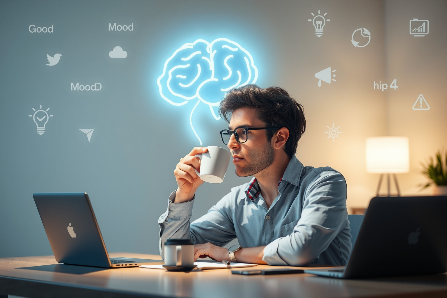 A kávé fokozza az éberséget és javítja a memóriát.