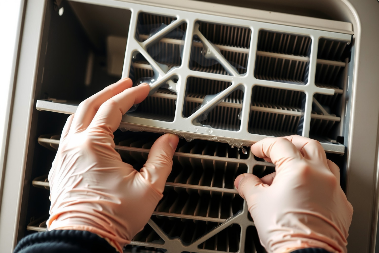 A rendszeres klíma tisztítás megakadályozza a penész kialakulását.