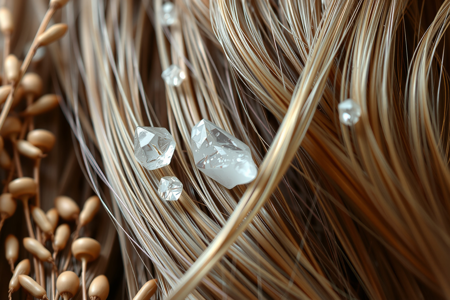 A köles természetes szilíciumtartalma erősíti a haj szerkezetét.