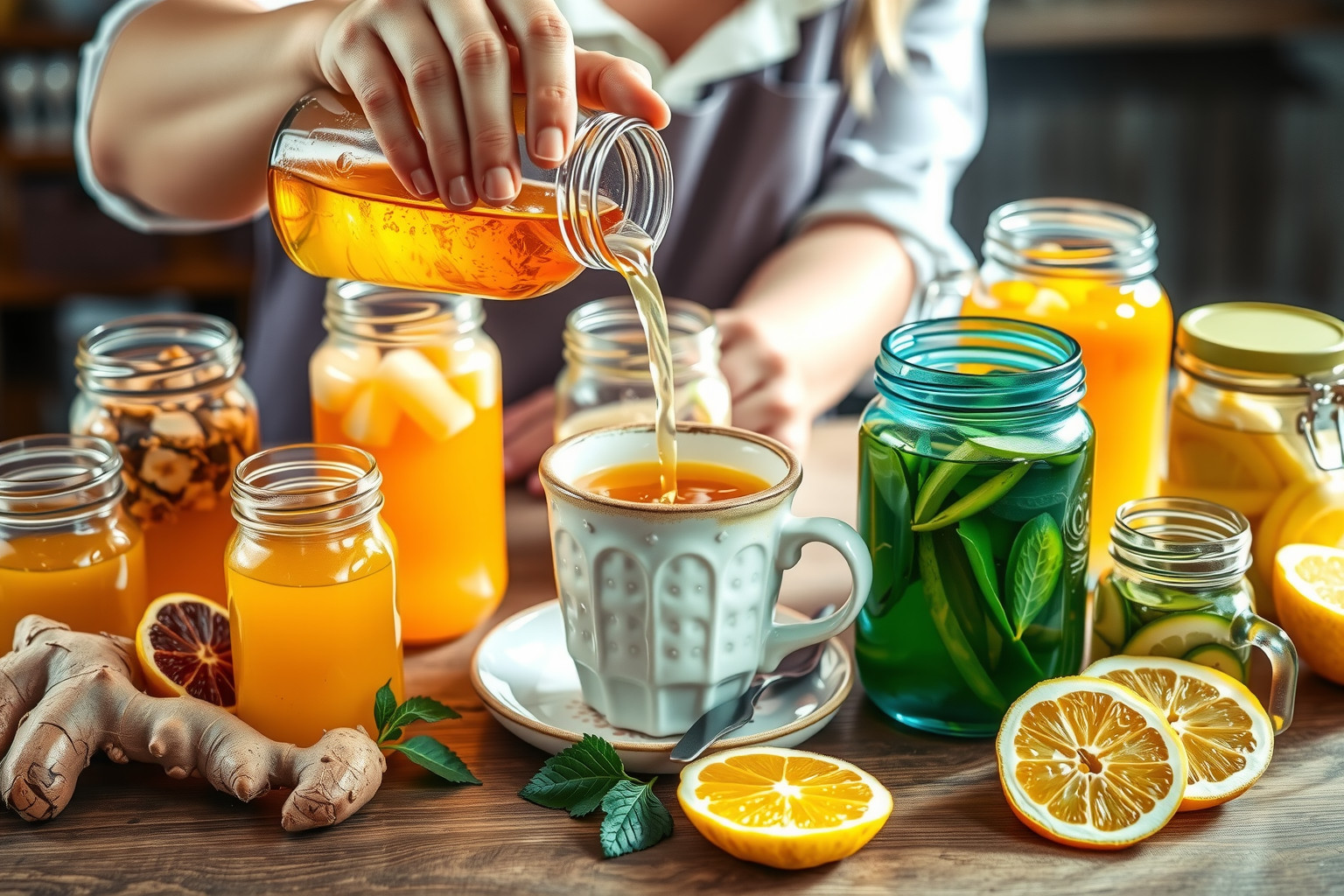 A kombucha készítése alapja az egyéni ízvilág felfedezése.