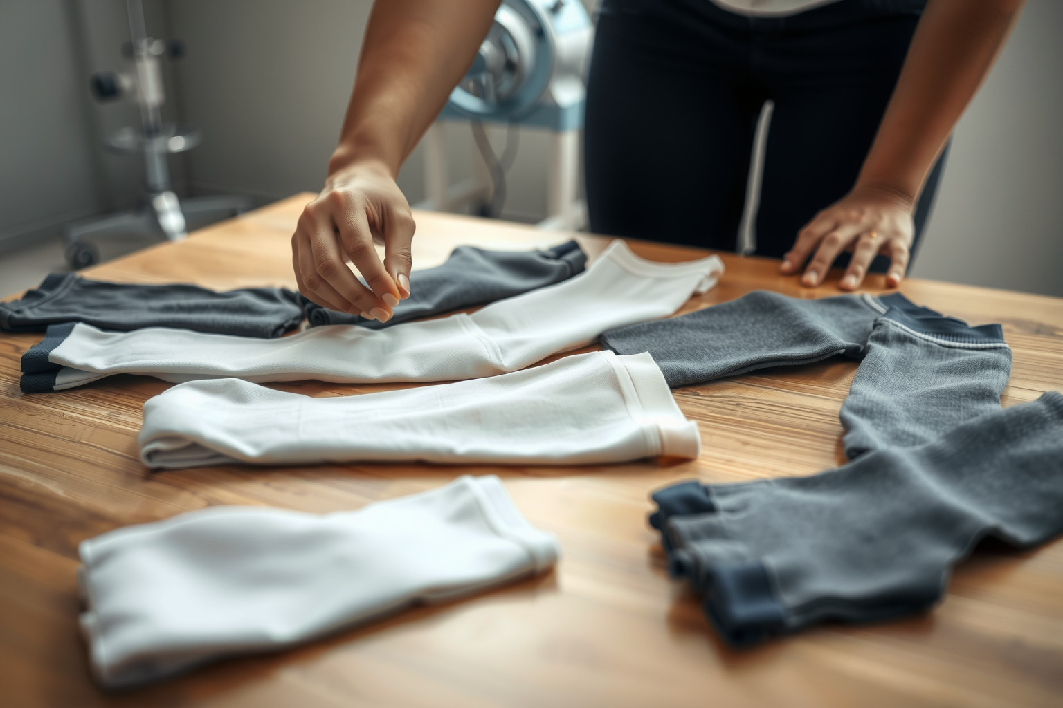 A megfelelő kompressziós harisnya támogatja a vérkeringést és csökkenti a duzzanatot.