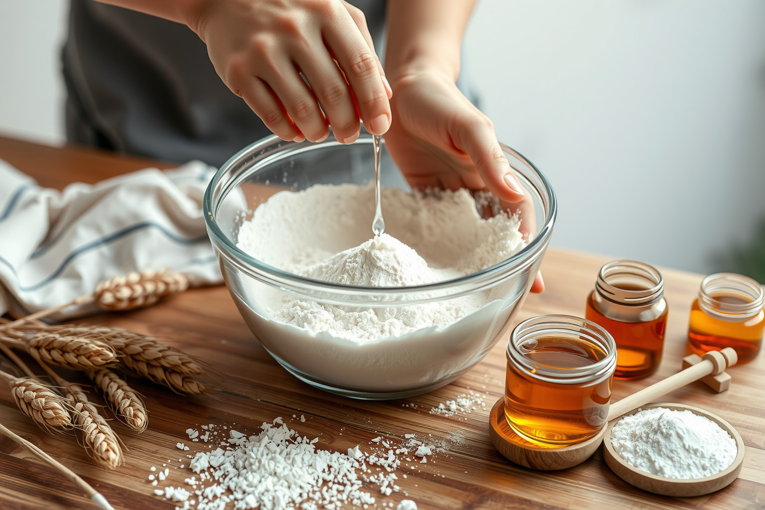 A kovász természetes élesztőgombák segítségével kelti meg a tésztát.