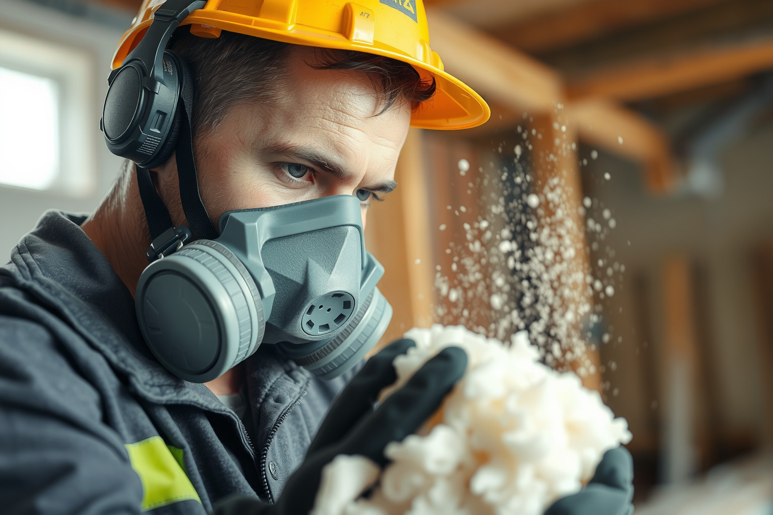 A kőzetgyapot mikroszálai légzőszervi irritációt és gyulladást okozhatnak.