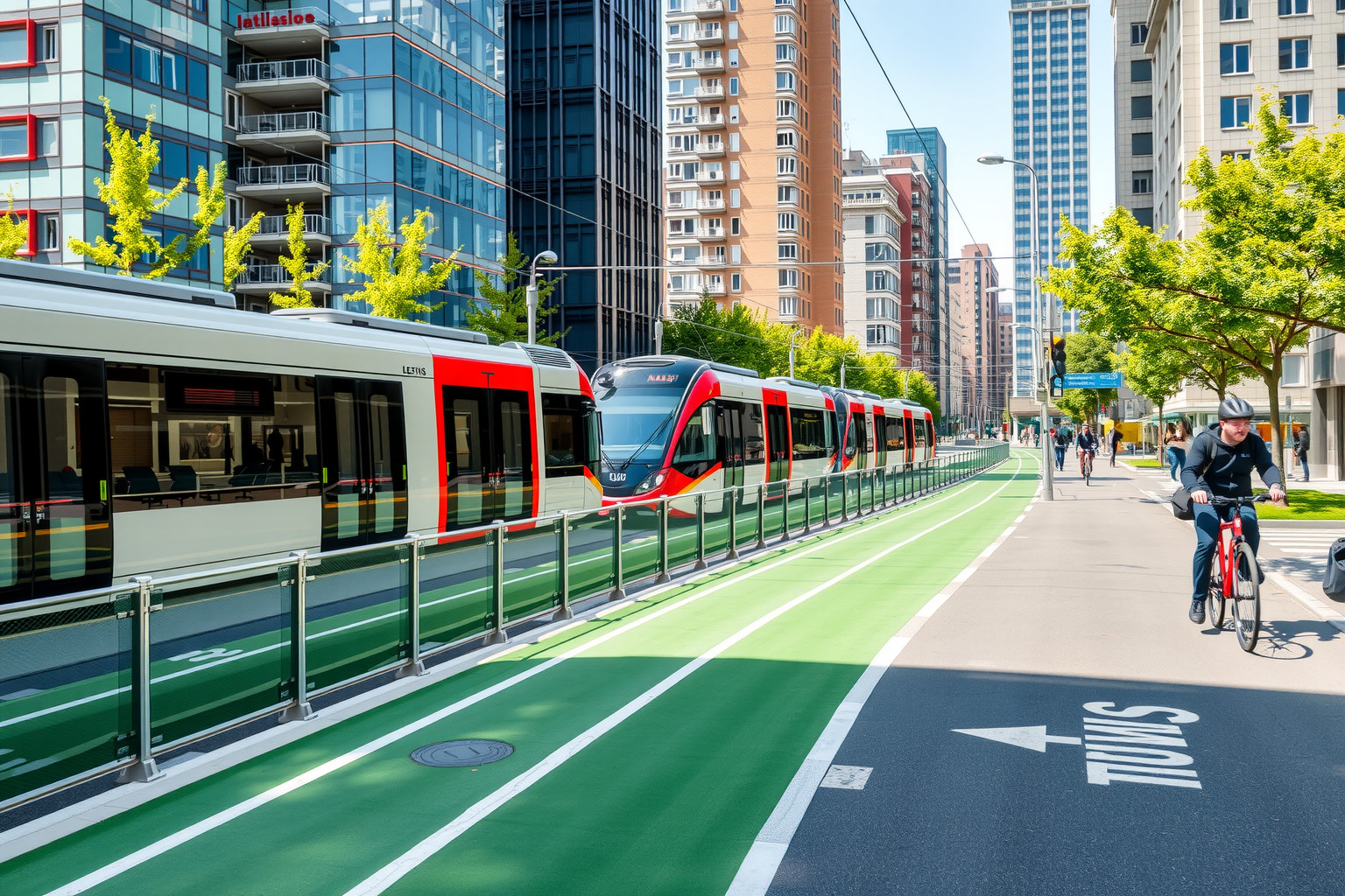 A villamoshálózat bővítése jelentősen csökkenti a városi légszennyezést.