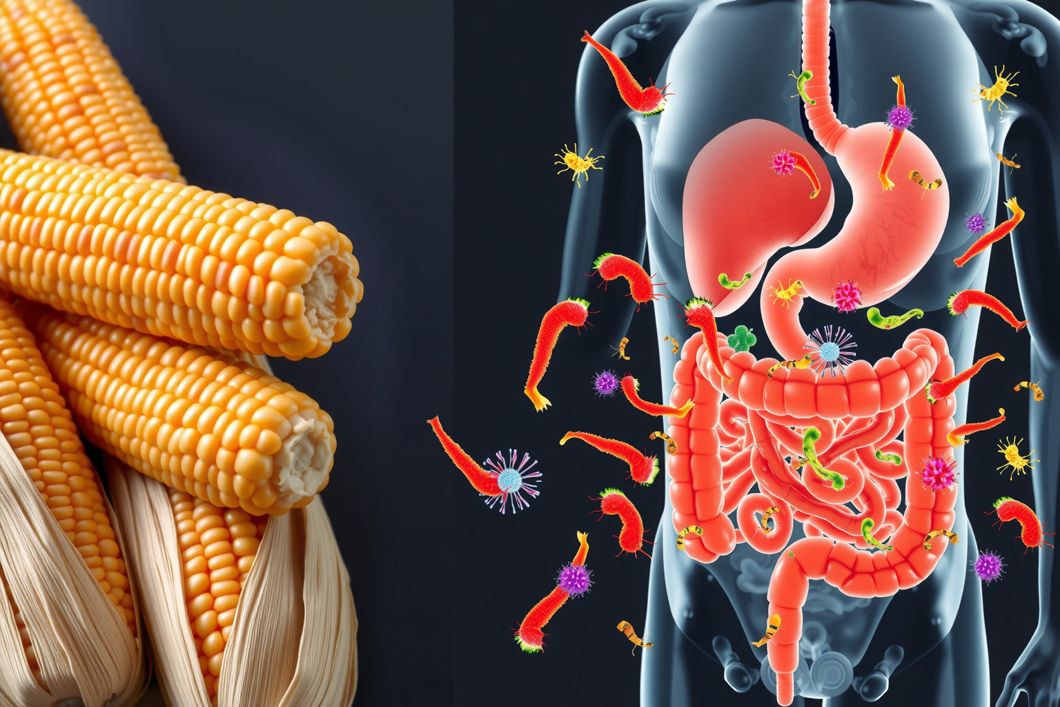A kukorica rostjai támogatják a bélflóra egészséges fejlődését.