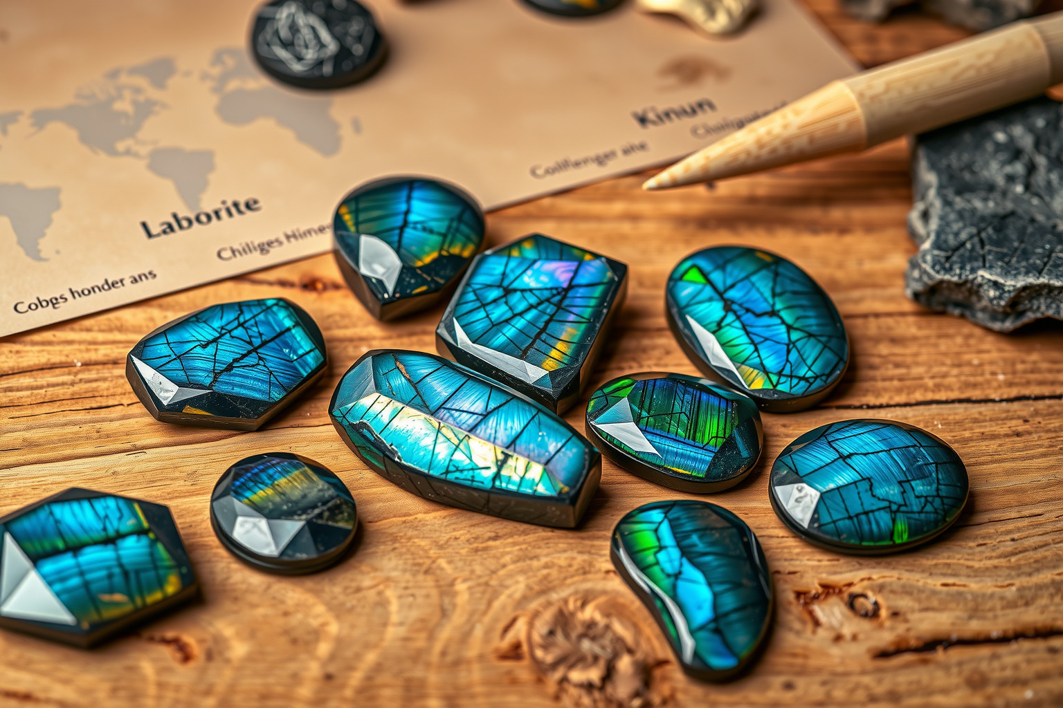 A legszebb labradorit Kanadában és Madagaszkáron lelhető fel.