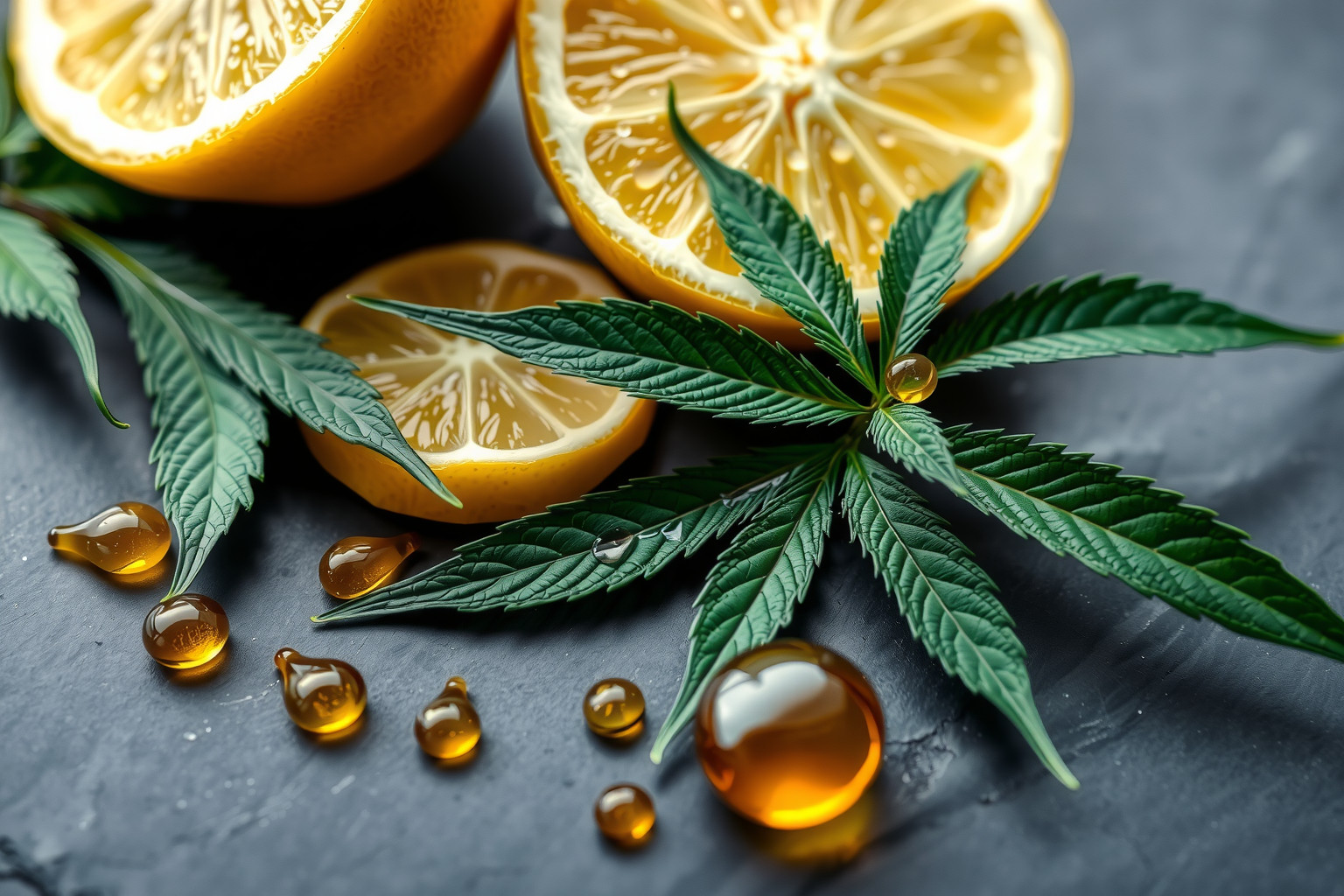 A Lemon Haze terpénprofilja friss citrusos limonént és nyugtató mircént tartalmaz.