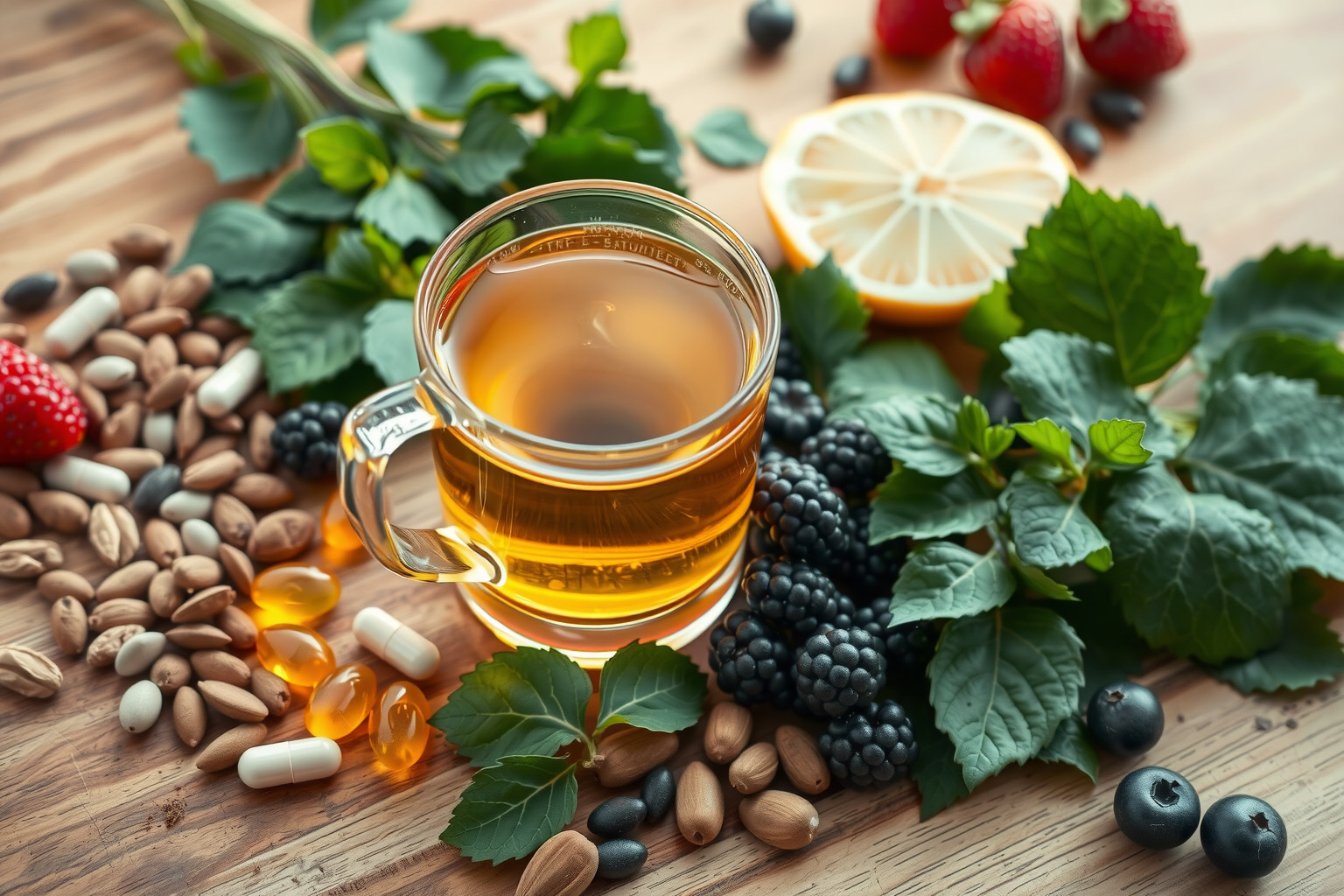 A lósorrel tea gazdag C-vitaminban és erős antioxidánsokban.