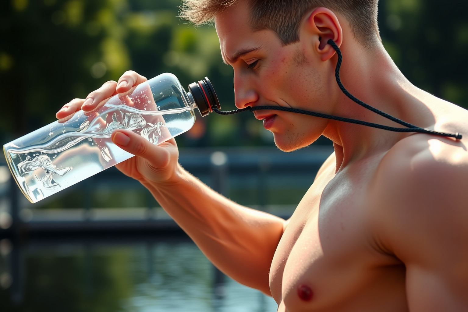 A lúgos víz segíti az izmok gyorsabb regenerálódását edzés után.