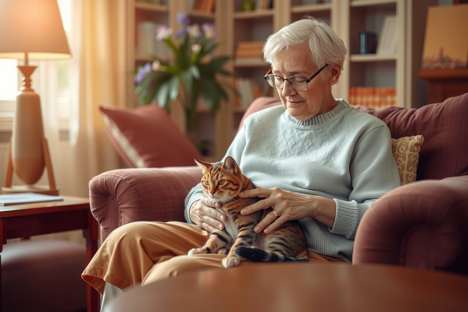 A macskák csökkentik az idősek demencia tüneteit és magányát.