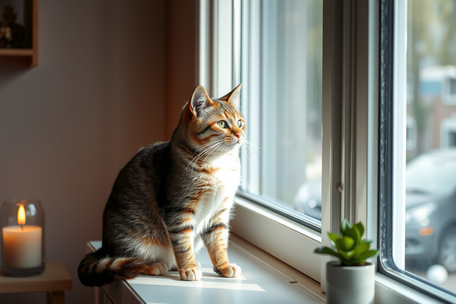 A macskák jelenlétük révén segítenek tudatosan megélni pillanatot.