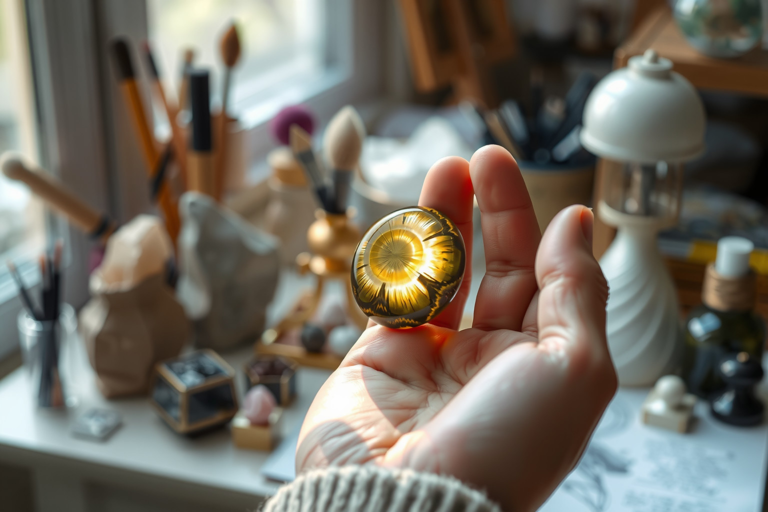 A macskaszem fokozza a kreativitást és erősíti az önbizalmat.