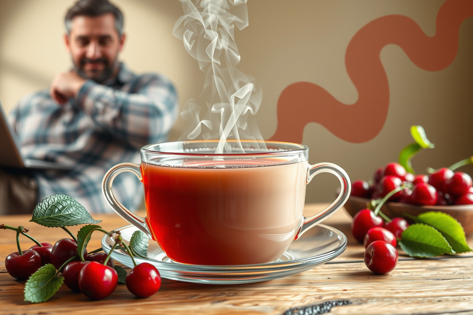 A meggyfalevél tea segíthet prosztata gyulladás csökkentésében.