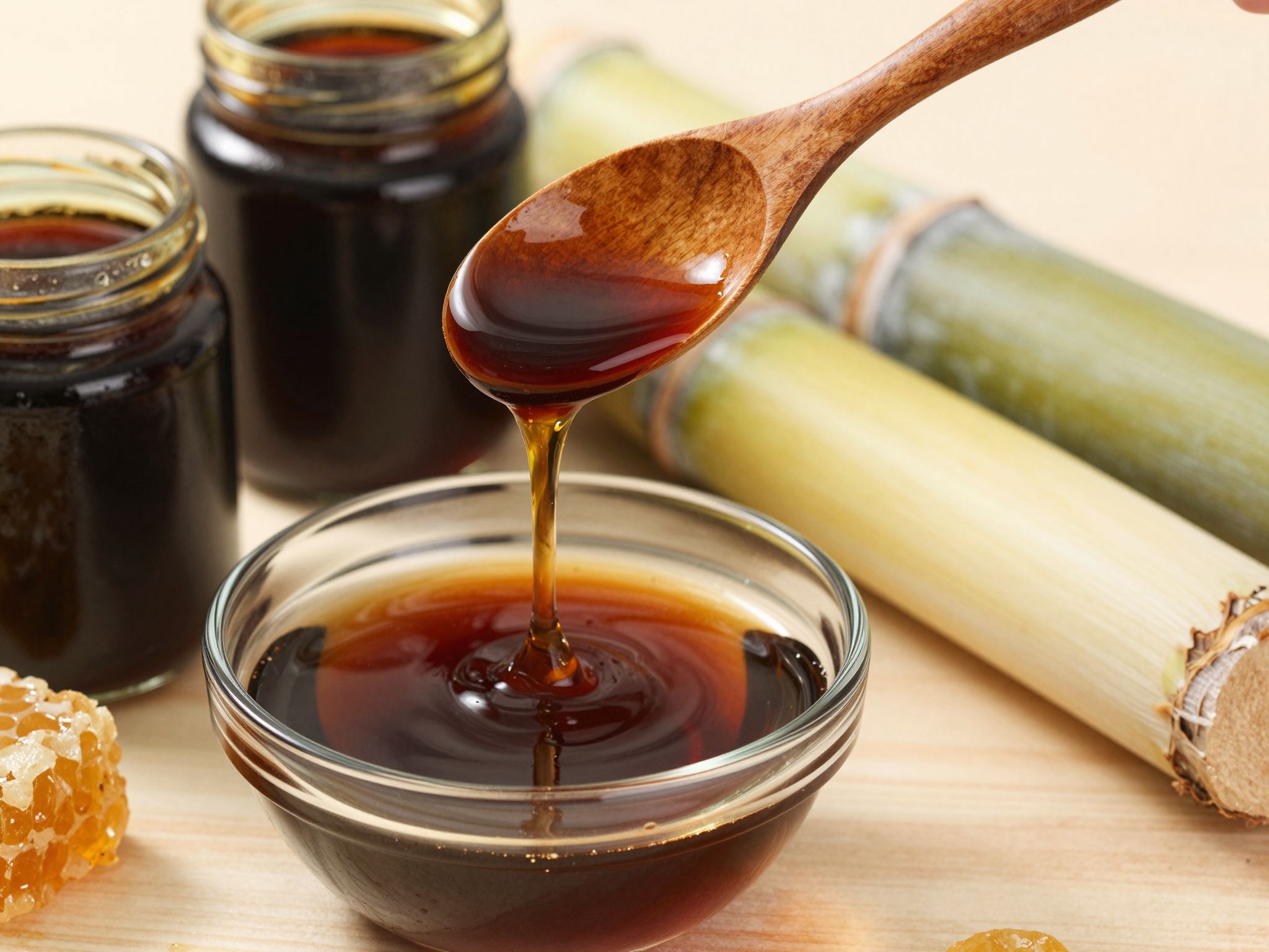 A sötétebb melasz több tápanyagot és ásványi anyagot tartalmaz.