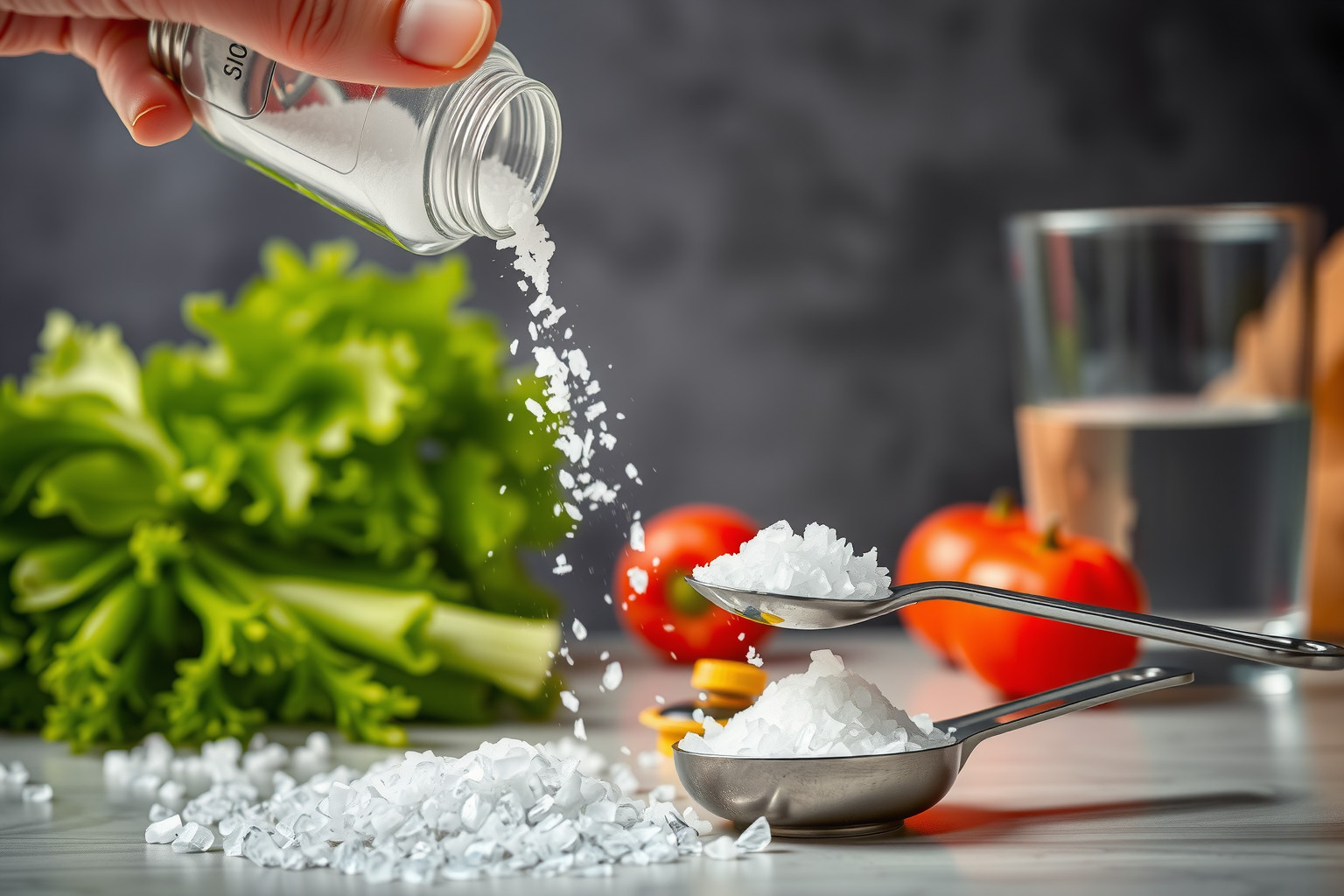 Az ajánlott nátrium-klorid napi bevitel 5 gramm körül van.