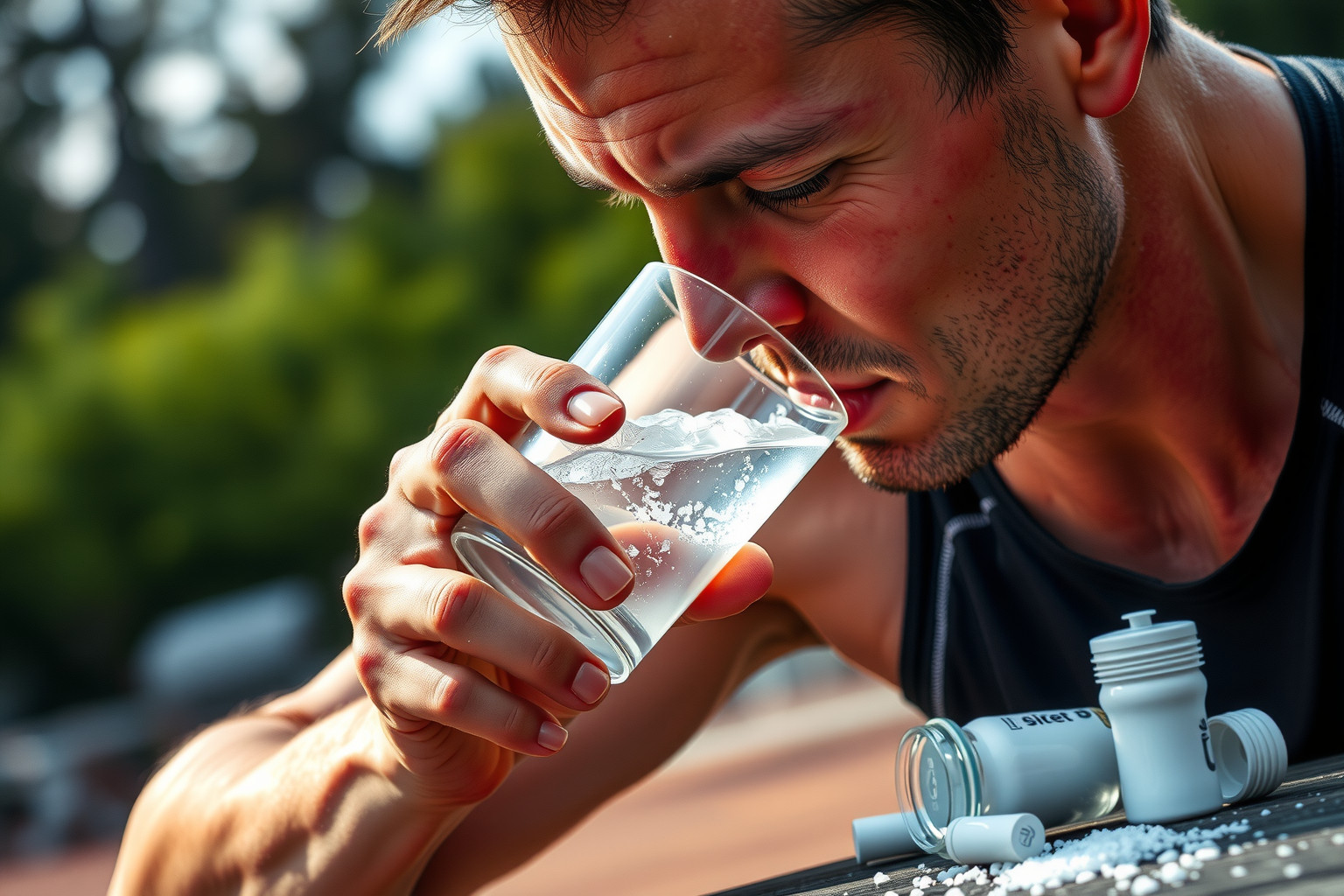 A nátrium-klorid segíti a hidratáció fenntartását sport közben.