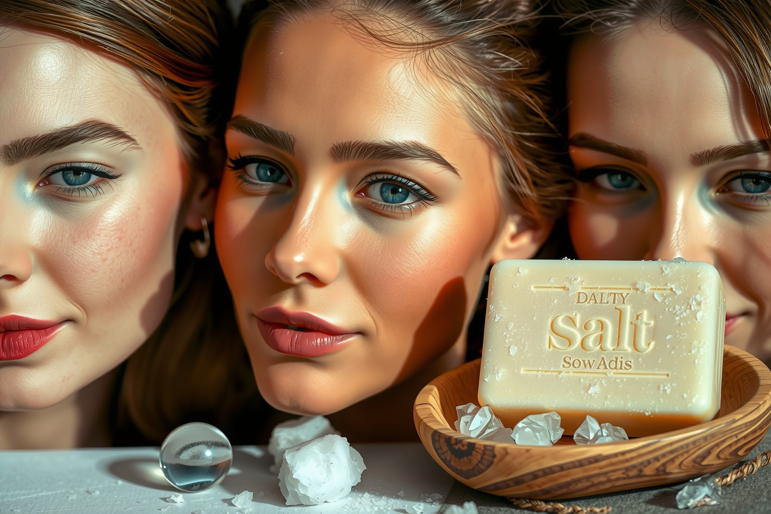 A parajdi sószappan minden bőrtípus természetes egyensúlyát támogatja.