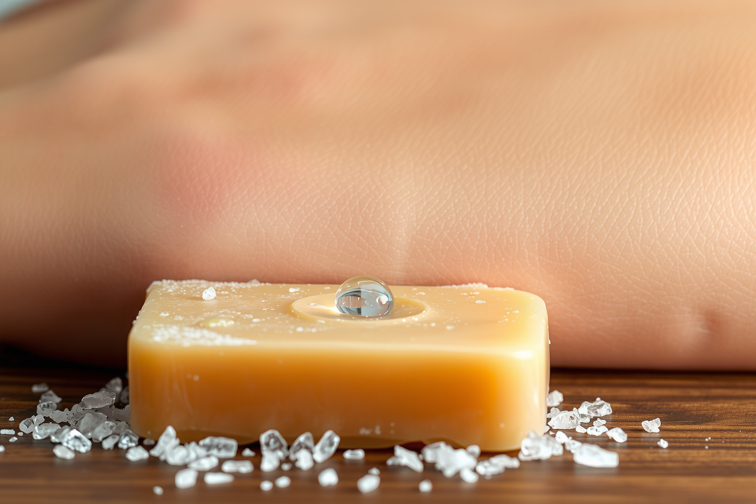 A parajdi sószappan segít helyreállítani a bőr egészséges pH-értékét.