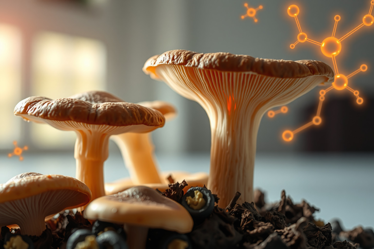 A pecsétviaszgomba fokozza az anyagcserét antioxidáns tartalma révén.