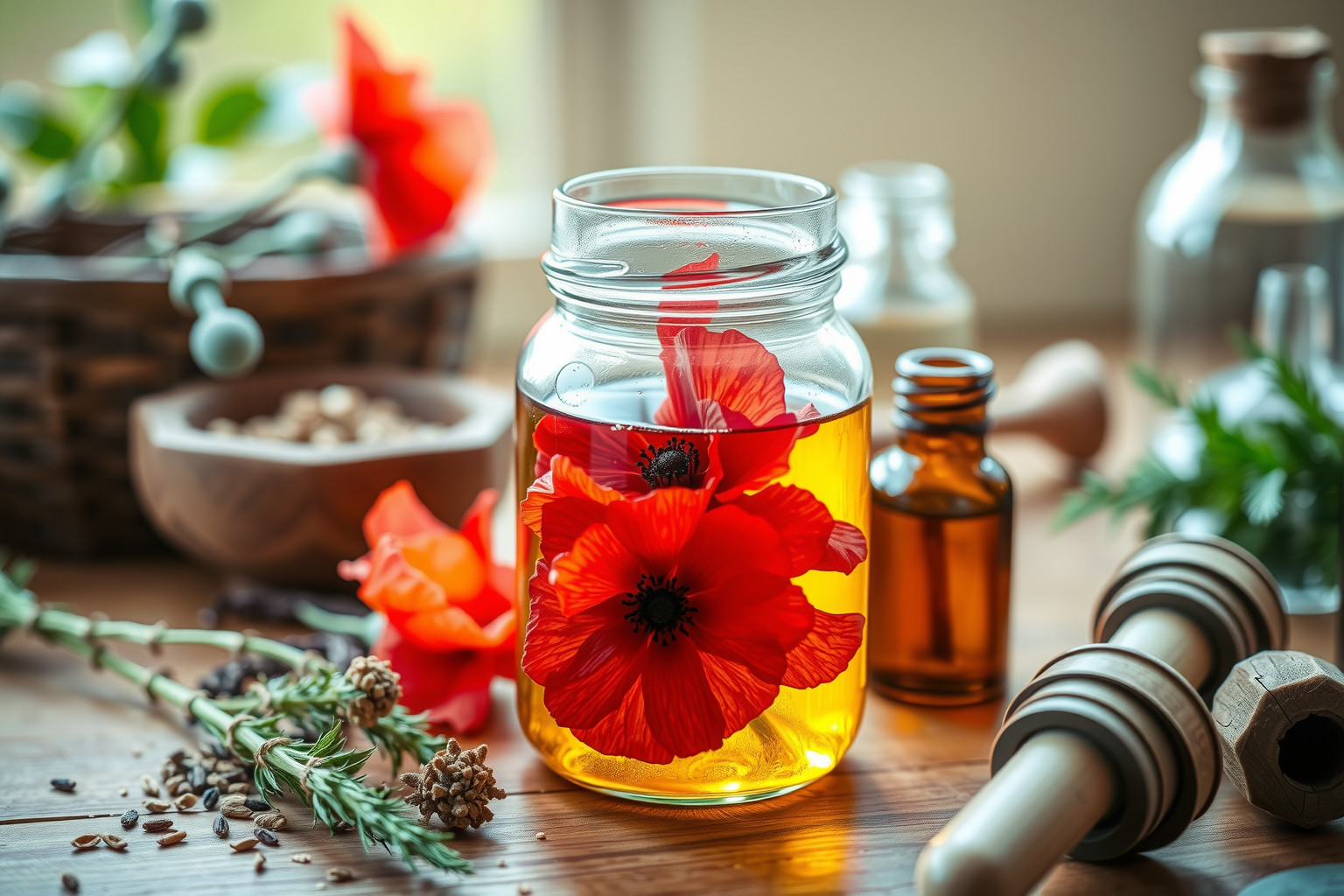 A pipacs tinktúra hatékonyan támogatja a nyugtató élményt.