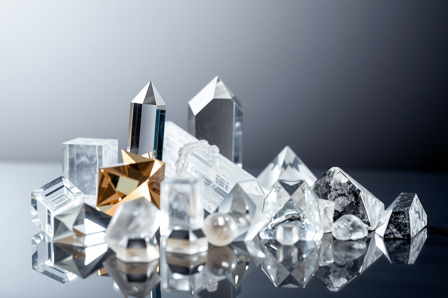 A kvarcprizmák kivételes átlátszóságot biztosítanak UV-fényhez.