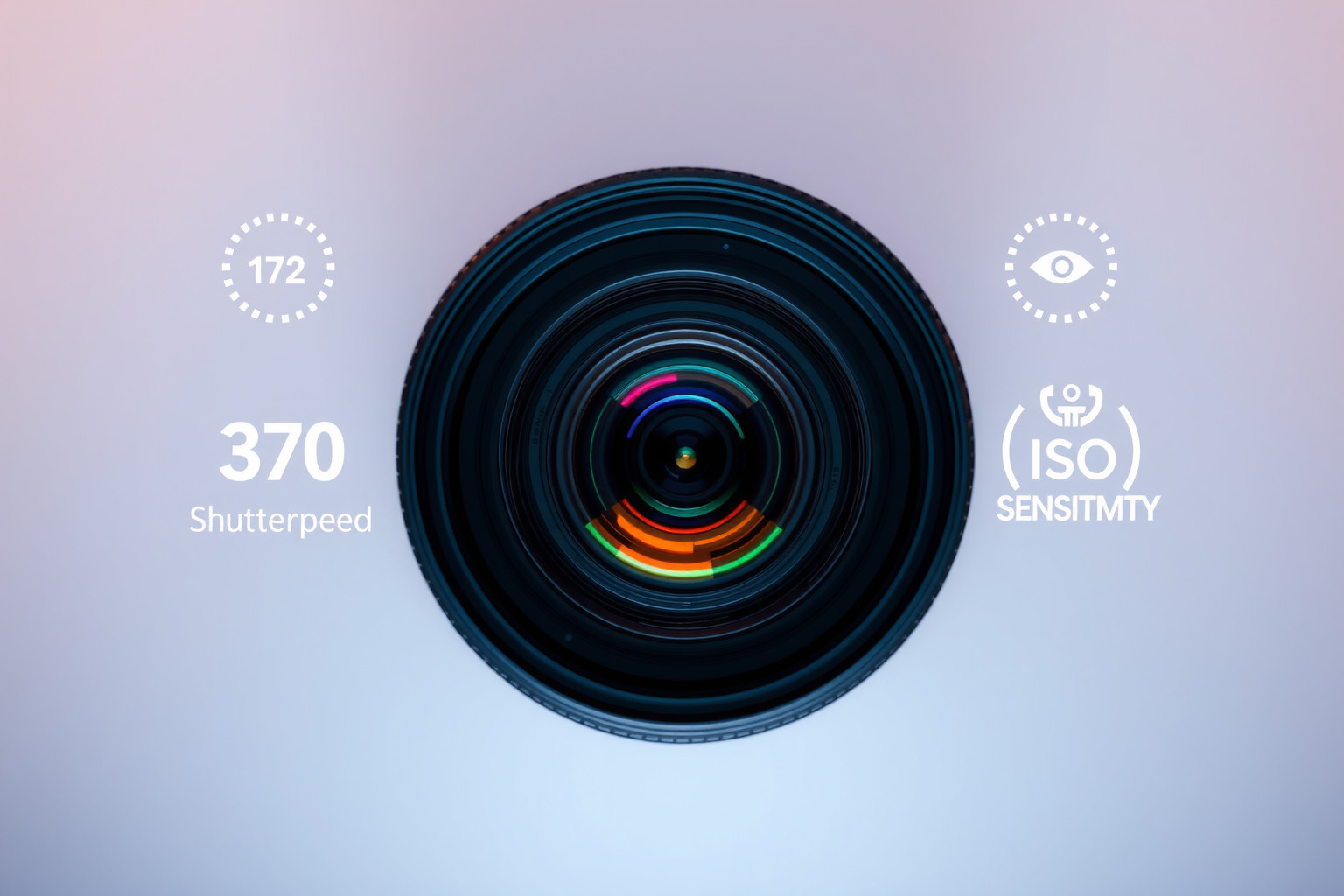 A rekesz, záridő és ISO együtt szabályozza a kép expozícióját.