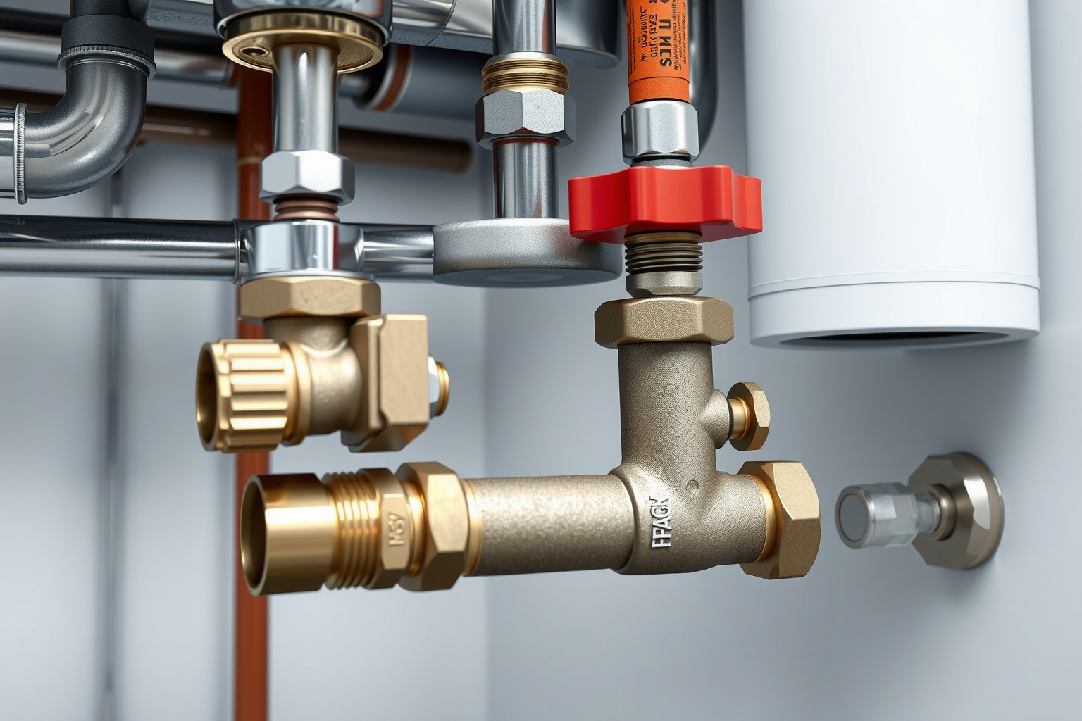 A sarokmegfogó szelepek biztosítják a hatékony fűtésvezérlést otthon.