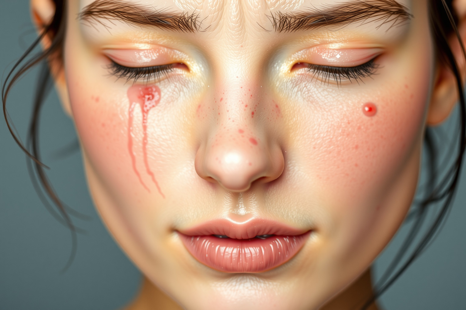 A tartós smink eltömítheti a pórusokat, pattanásokat okozva.