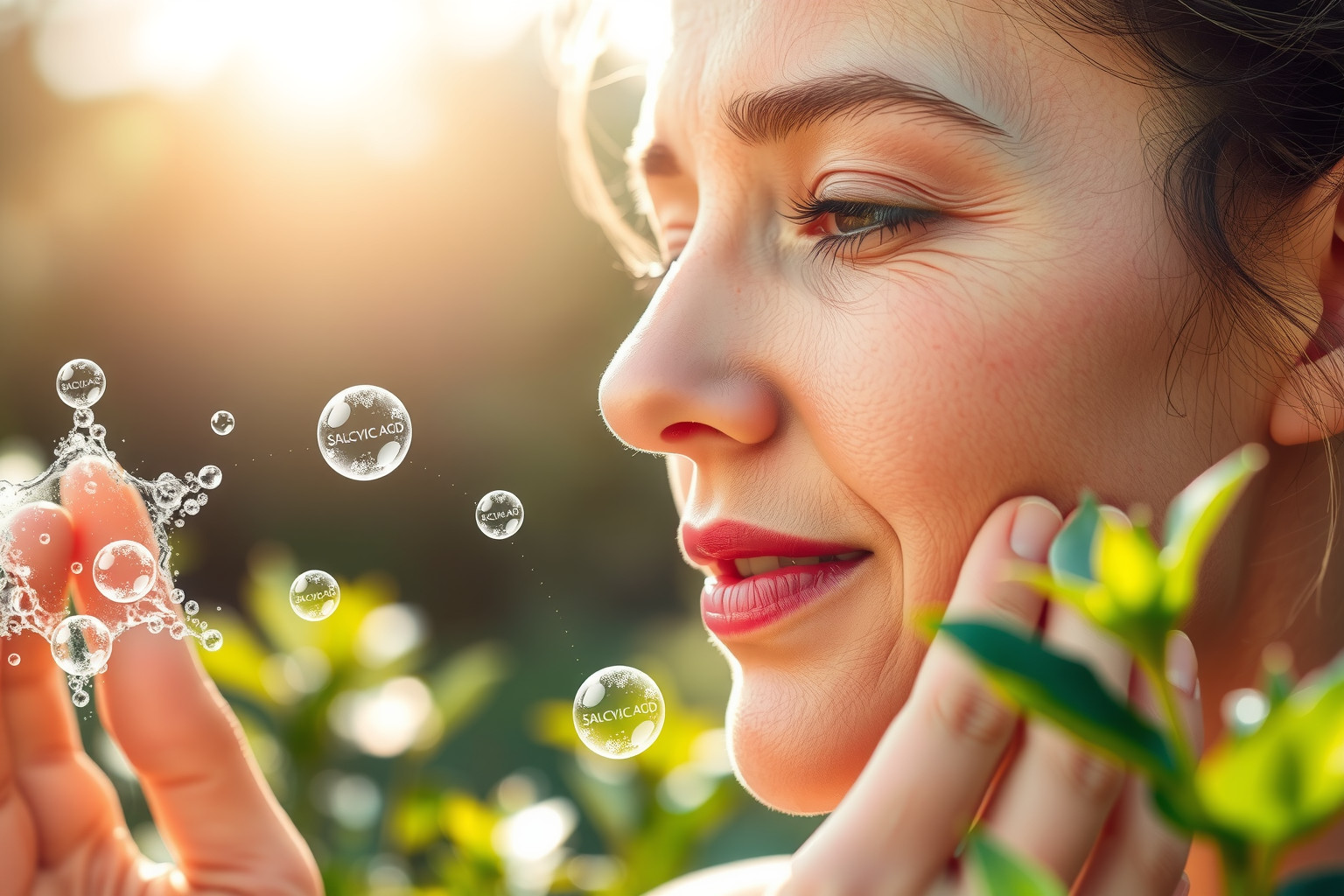 A szalicilsav fokozza a napvédő hatékonyságát és bőrfelszín megújulását.