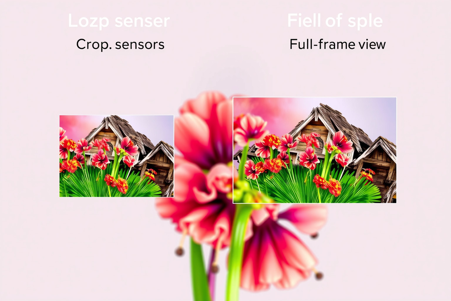 A nagyobb szenzor jobb képminőséget és mélyebb mélységélességet eredményez.