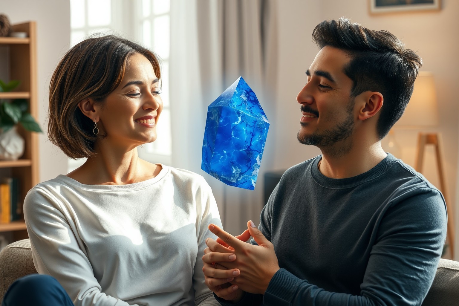 A szodalit elősegíti az őszinte kommunikációt és békés megoldásokat.