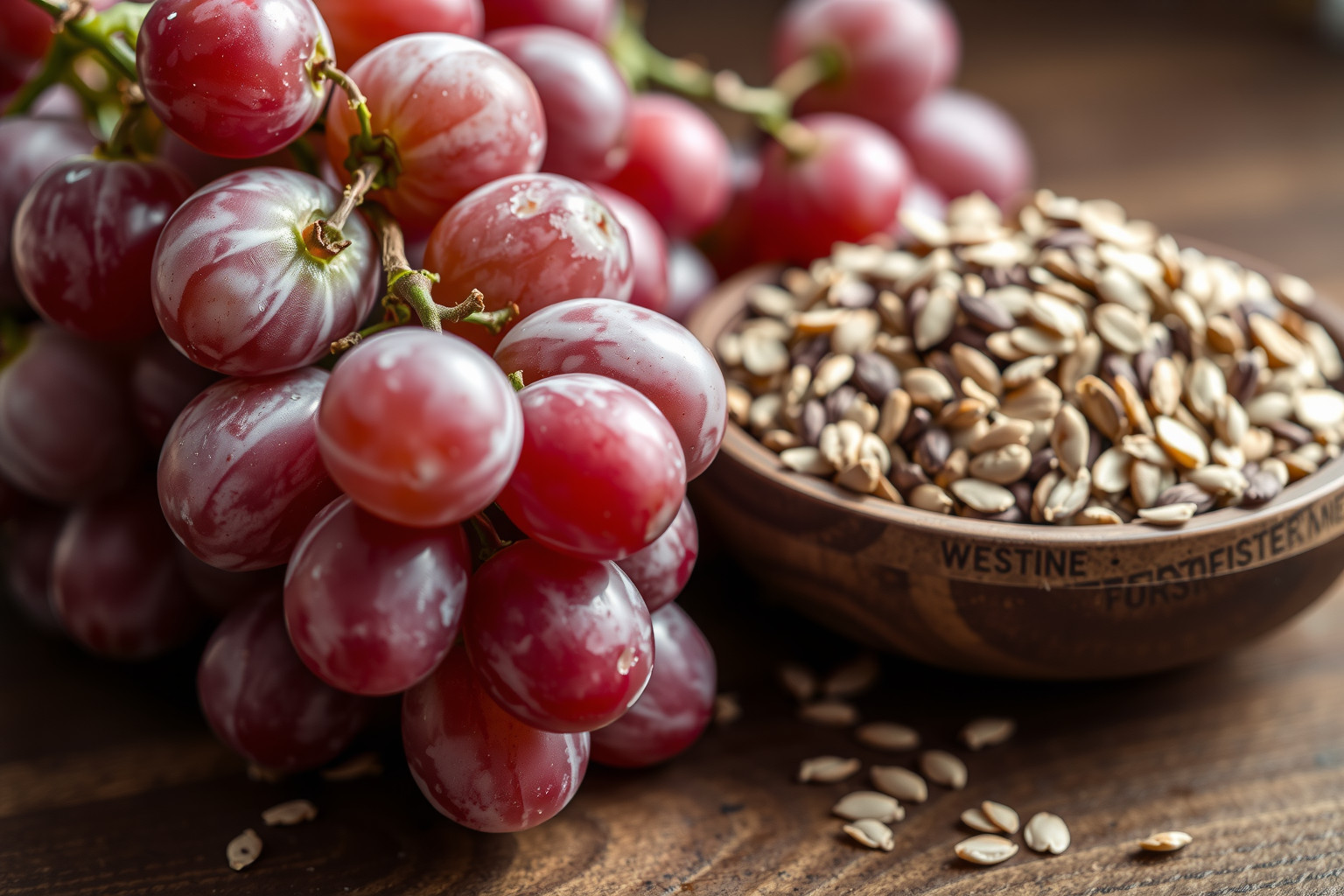 A szőlő rostjai elősegítik a bélflóra egészségét.