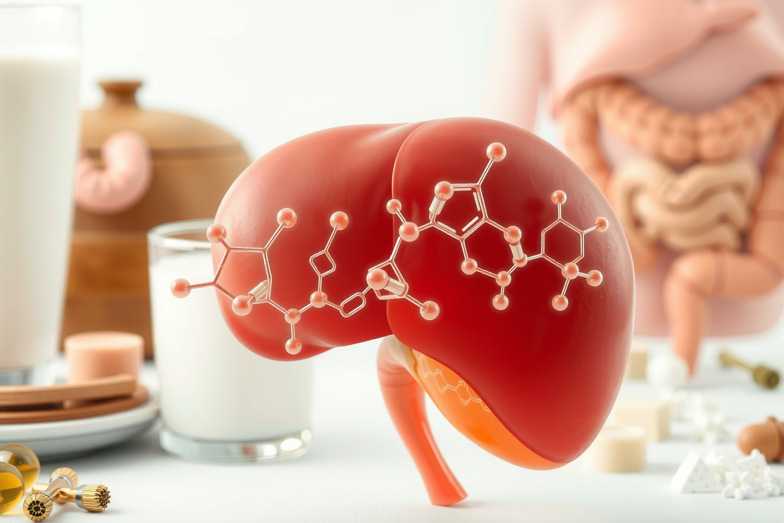 A laktóz lebontása májműködés zavara esetén is káros lehet.