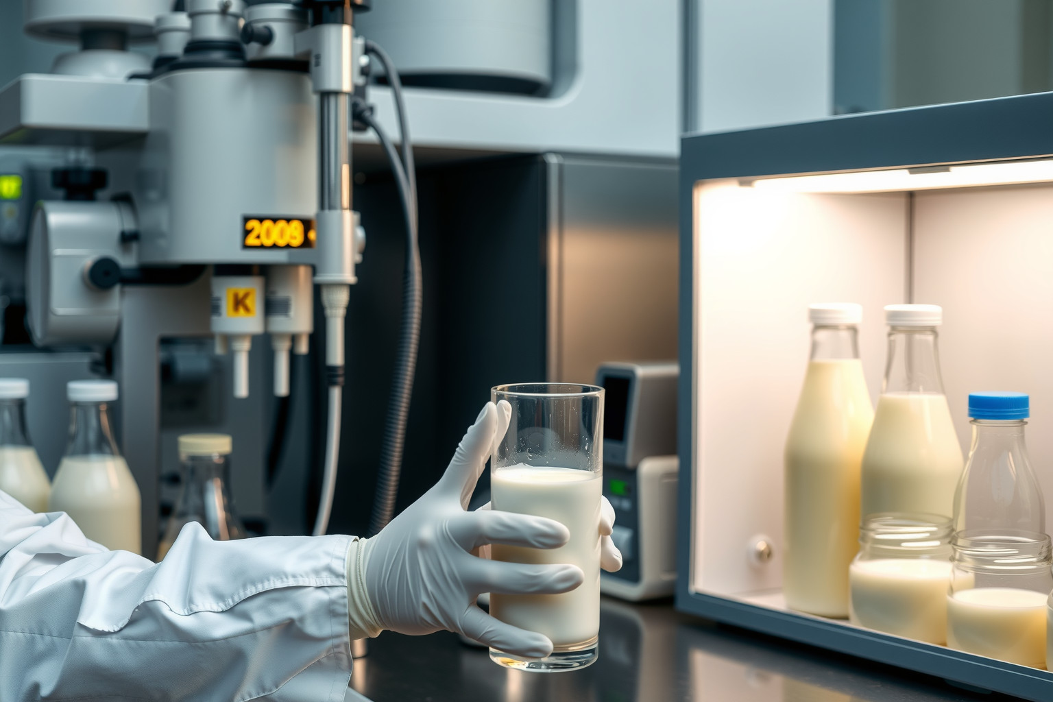 A tejipar szigorú szabályozása biztosítja a tej minőségét.