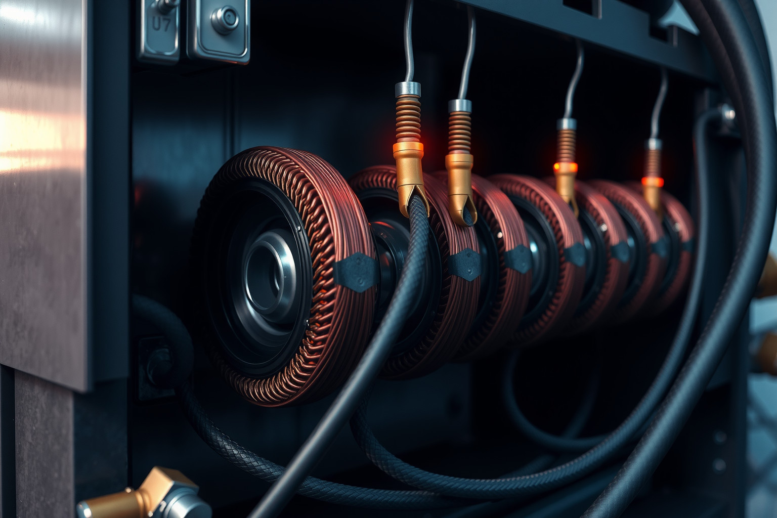 A terhelés növekedése csökkenti a transzformátor kimeneti feszültségét.