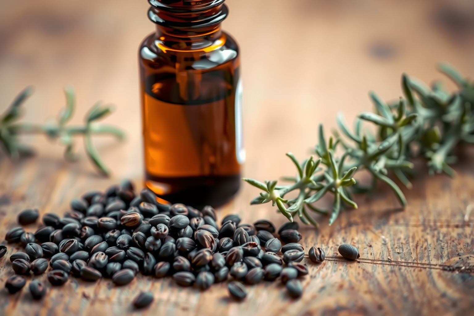 A timokinon antioxidáns hatása a feketekömény olaj fő gyógyhatása.