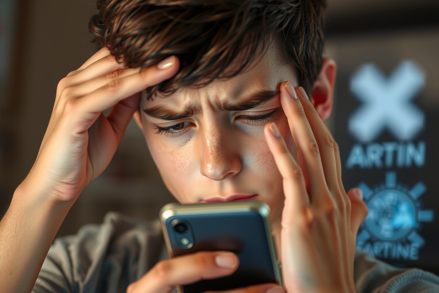 A túlzott mobilhasználat súlyos szemfáradtságot és homályos látást okozhat.