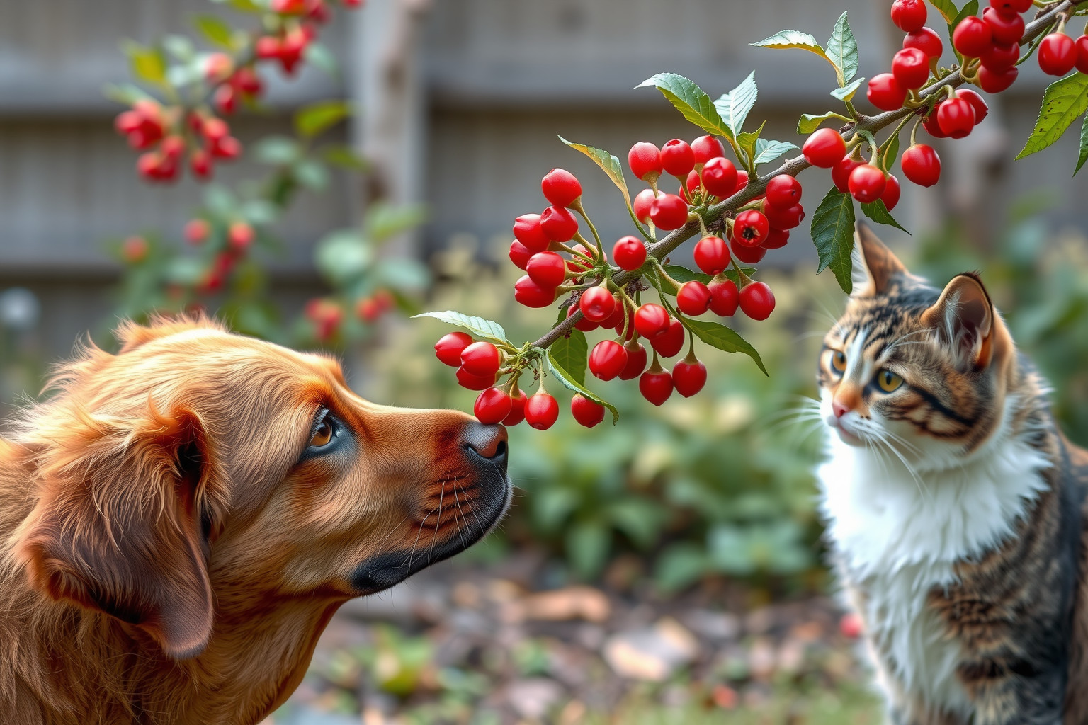A tűztövis levelei háziállatoknál májkárosodást okozhatnak.