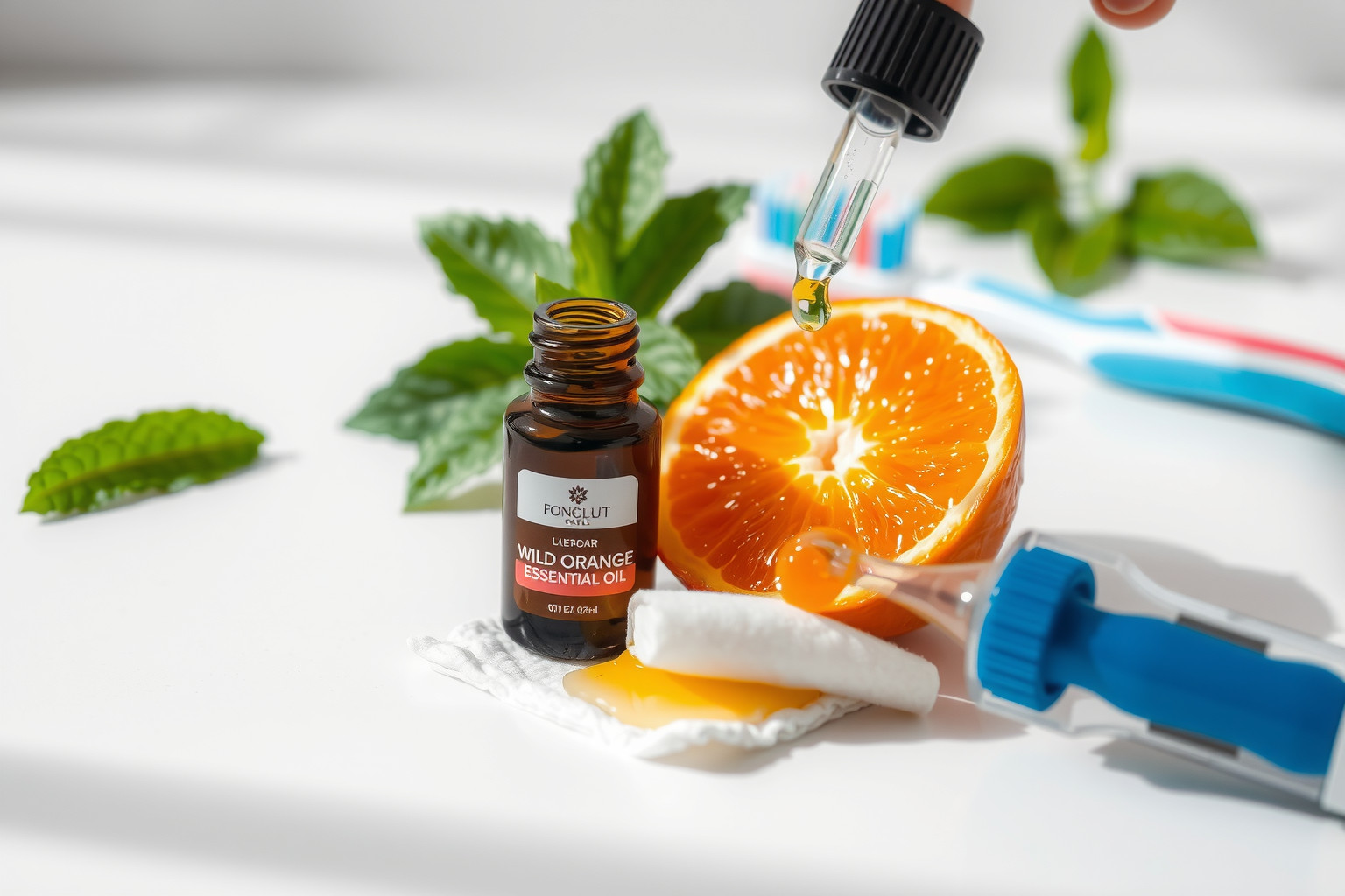 A vadnarancs olaj antibakteriális hatása segíti a fogíny egészségét.