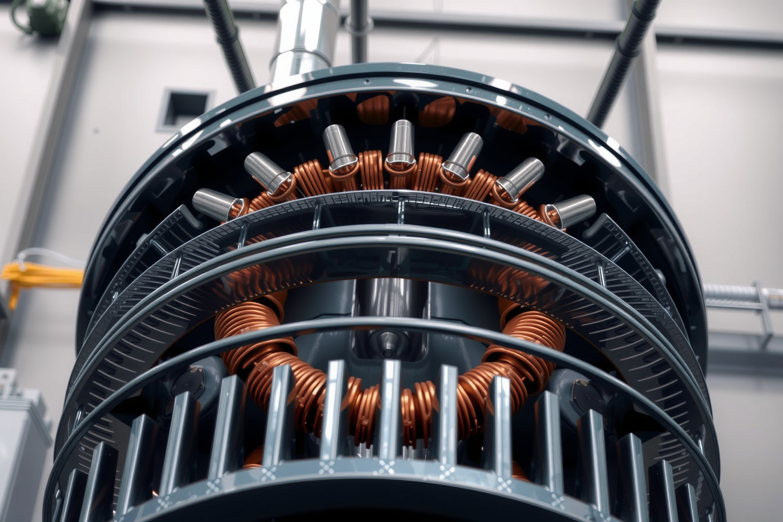 A vasmag csökkenti a veszteségeket és erősíti a mágneses teret.