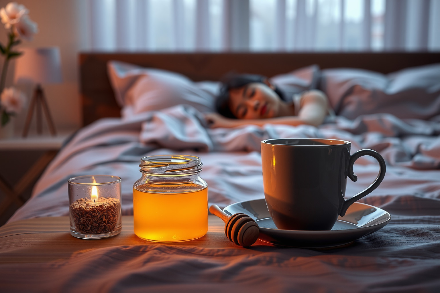 A vegyes méz természetes altatóként segíti az elalvást.