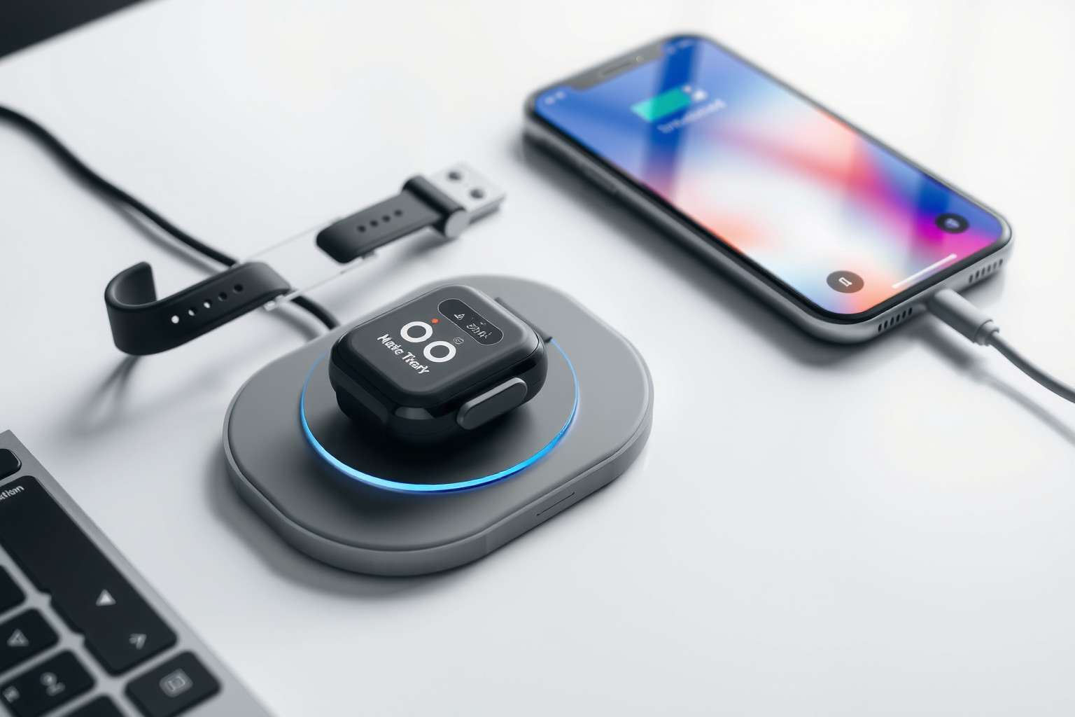 A vezeték nélküli töltés az okosórákat és fülhallgatókat is forradalmasítja.